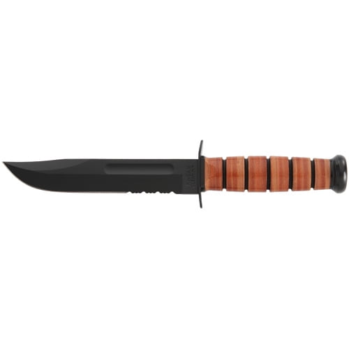 Ka-Bar KaBar Full-Size USMC Serrated w// Plastic Sheath 5018