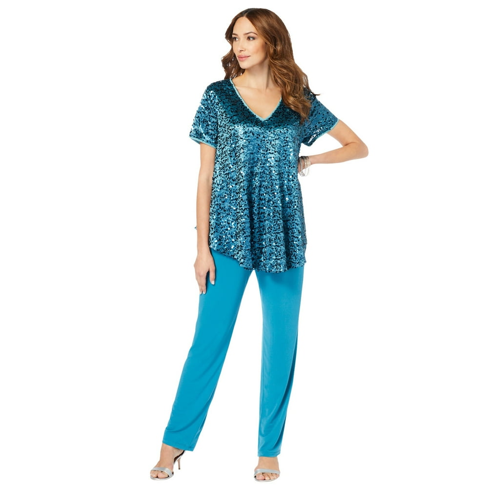 plus size evening pant sets