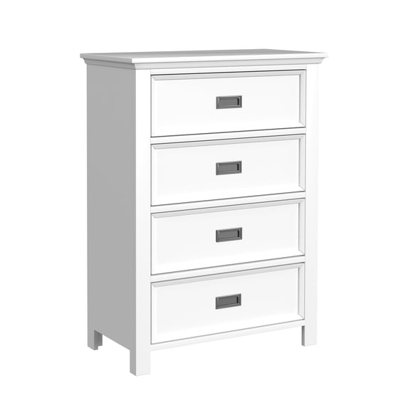 Brooklyn Kids 4-Drawer Chest in White