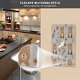 thumbnail image 5 of Yayeee Toggle Light Switch Wall Plate 1-Gang 4.5"x2.7" Home Decorative Outlet Cover, Brown Cartoon Bears, 5 of 7