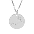 thumbnail image 4 of Personalised 12 Constellation Tag Necklace Diamond Steel Necklace Jewelry, 4 of 9