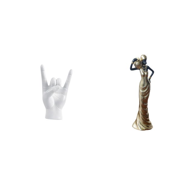 Escultura De Gesto De Roca, Adorno Creativo Para El Dedo, Ideal Para Decorar Apartamentos, Dormitorios, Restaurantes. Estatua De Mujer Tribal Africana, Figura De Mesa Para Escritorio O Armario.