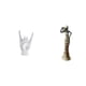 thumbnail image 1 of Escultura De Gesto De Roca, Adorno Creativo Para El Dedo, Ideal Para Decorar Apartamentos, Dormitorios, Restaurantes. Estatua De Mujer Tribal Africana, Figura De Mesa Para Escritorio O Armario., 1 of 8