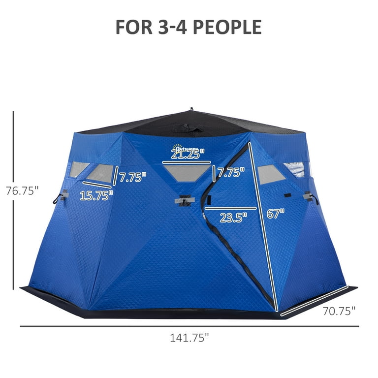 Waterproof Camping 150 Cm Large Pop up Winter Ball Tent Insulated Ice  Fishing Tent - China Fishing Tents and Ice Fishing Tent price