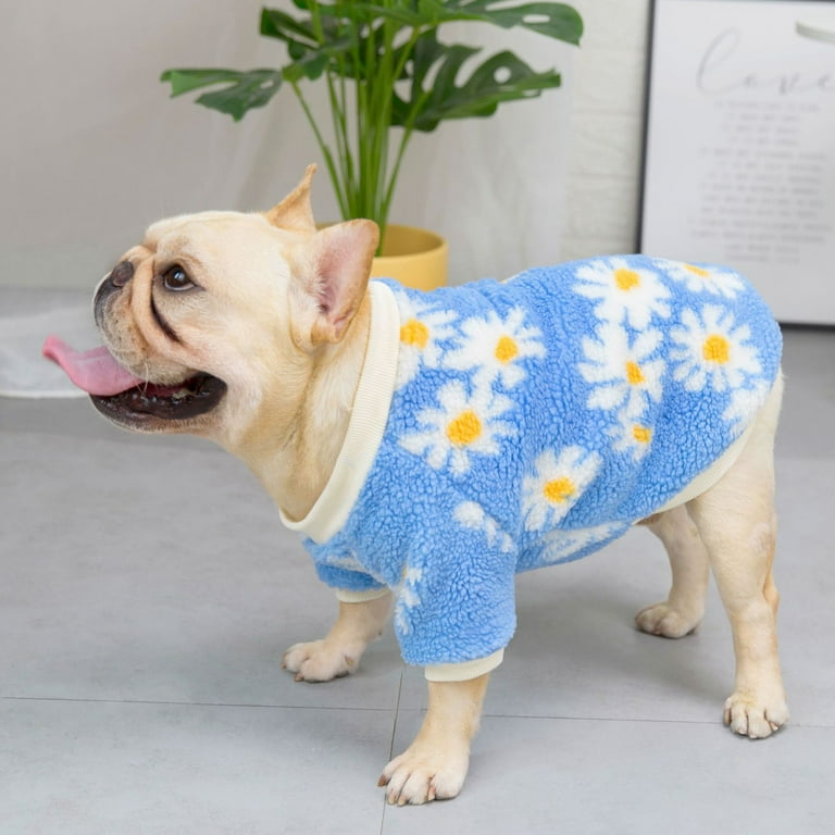 XWQ Puppy Shirt Fine Workmanship Flower Printed Comfy Cat Dog