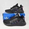 thumbnail image 1 of Men's Adi - das NMD_R1 V2 Boost Shoe / Black Blue Magenta / IE7279 / Multiple Sizes, 1 of 5
