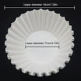 thumbnail image 2 of Filtros de café HBASD de 8 a 12 tazas, filtros de papel desechables, naturales sin blanquear (50 unidades), 2 of 8