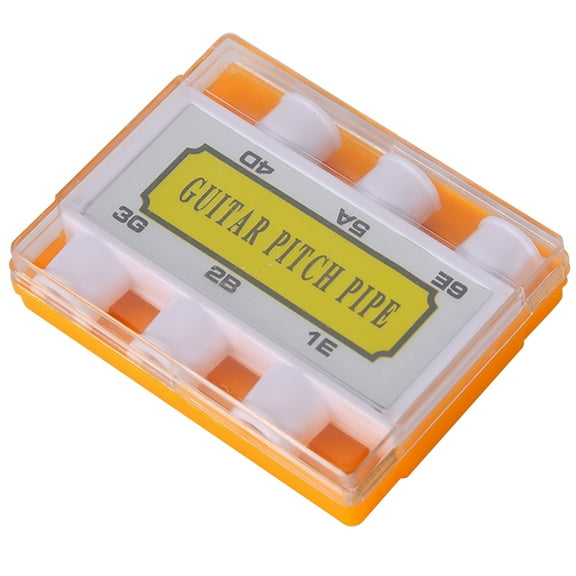 IMIKEYA Professional Plastic Guitar Pitch Pipe Tuner for Folk and Electric Guitars