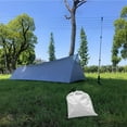 thumbnail image 4 of Tienda de campaña Cola impermeable para mochileros trekking Pole Refugio para pescar al aire libre, 4 of 8