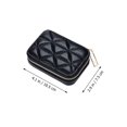 thumbnail image 2 of Lipstick Storage Bag Portable Cosmetics Bag Simple PU Lipstick Pouch with Mirror, 2 of 7