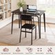thumbnail image 4 of 5 piece rectangular negra dining mesa set con 4 sillas para 4 - ideal para para dining room, 4 of 5