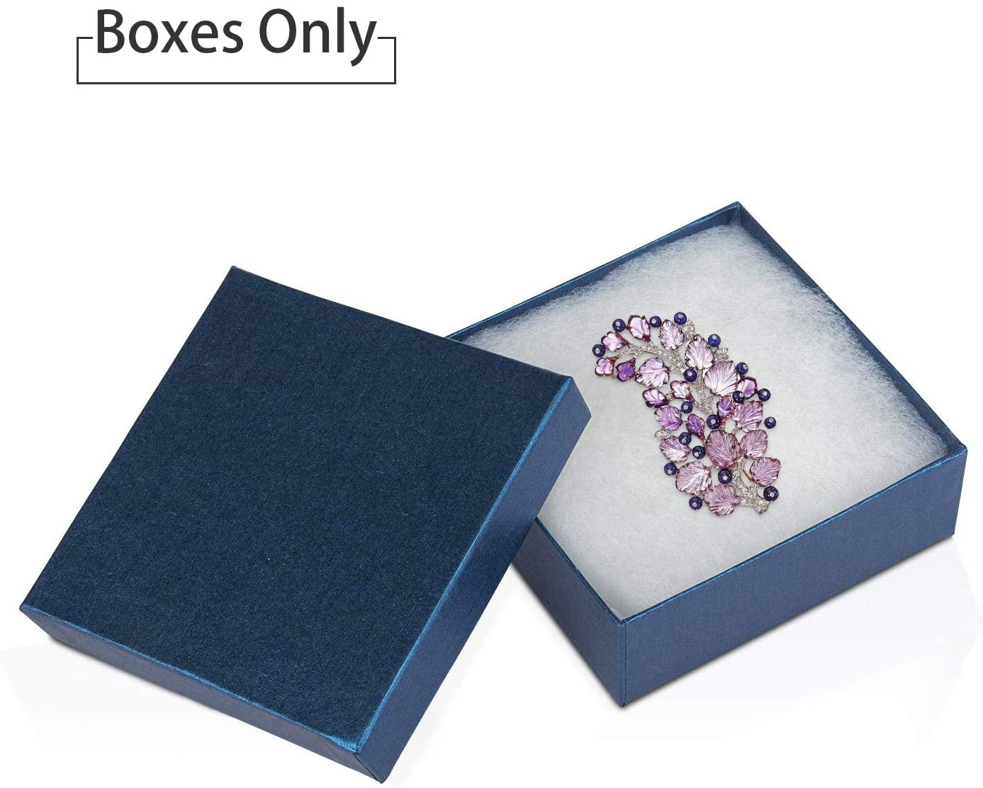 New 100 Gold Cotton Filled jewelry Gift Boxes Size 2 18 X 1 58