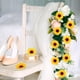 thumbnail image 3 of 20pcs cabezas de girasol artificiales para bodas de la boda de las flores falsas decoraciones guirnaldas de bricolaje, 3 of 6