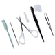 thumbnail image 2 of Kit para cejas Tijeras para cejas Raspador para cejas Pinza para cejas Peine para cejascejas pinza 5 uds Kit de aseo de cejas Clip de cejas de acero inoxidable tijeras de seguridad para c LHCER No, 2 of 5