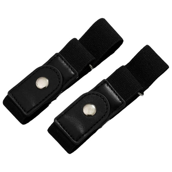 Elastic Belt Jean Button Stretch Adjustable Waist Buckle Quick Button for Pant Belt Tighten Waist
