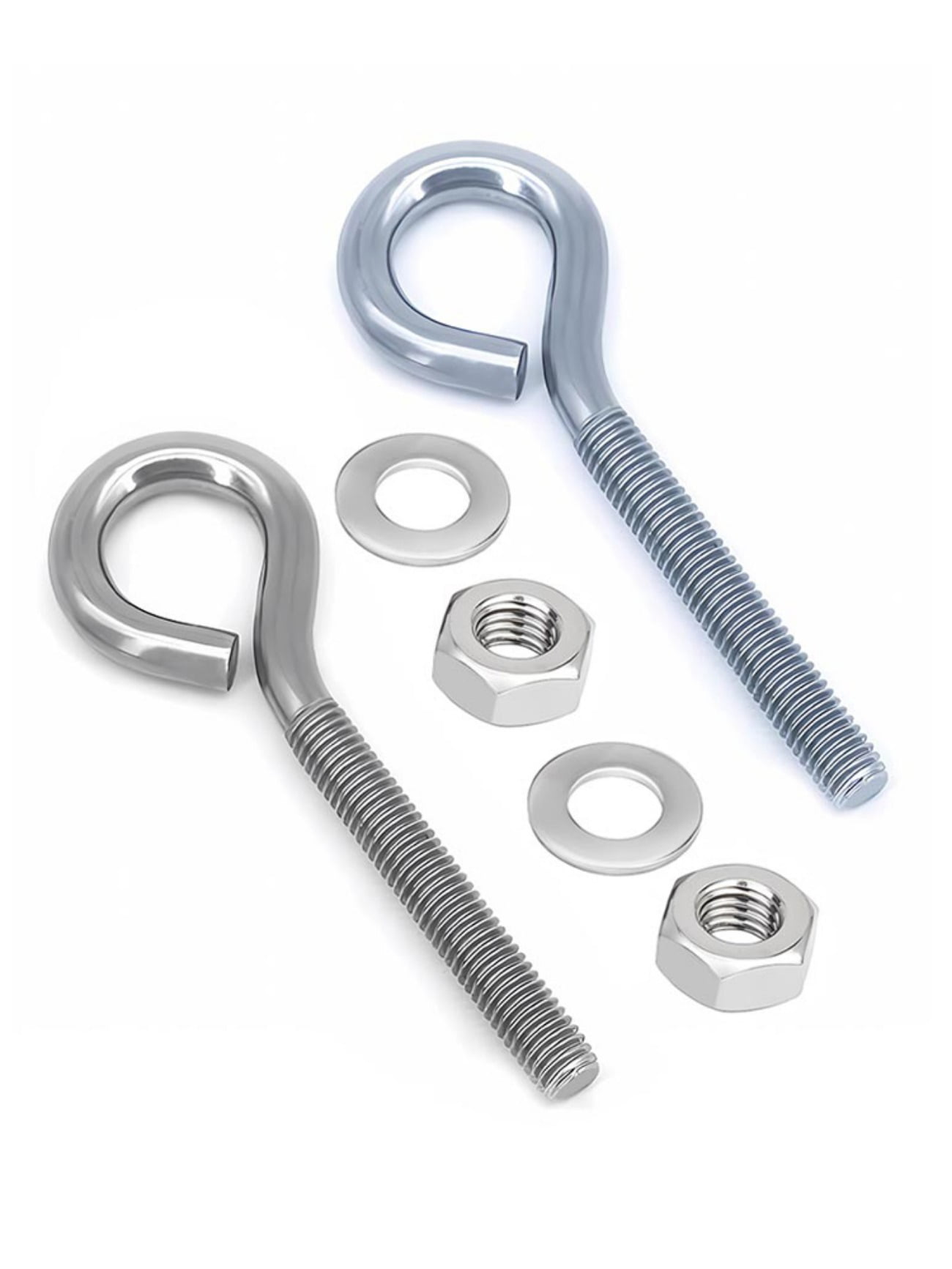 2 Pcs Stainless Steel Sheep Eye Machine Screws Rivets M10x50mm