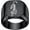 Black, variant on Men's Square Animal Tiger Stainless Steel Ring Personalized Vintage Band