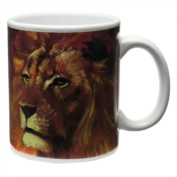 Stephen Fishwick Lion Coffee Mug Walmart Com Walmart Com