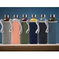 thumbnail image 2 of Botellas de agua de vidrio Epica, reutilizables, 540 ml, juego de 6 con fundas, 2 of 7