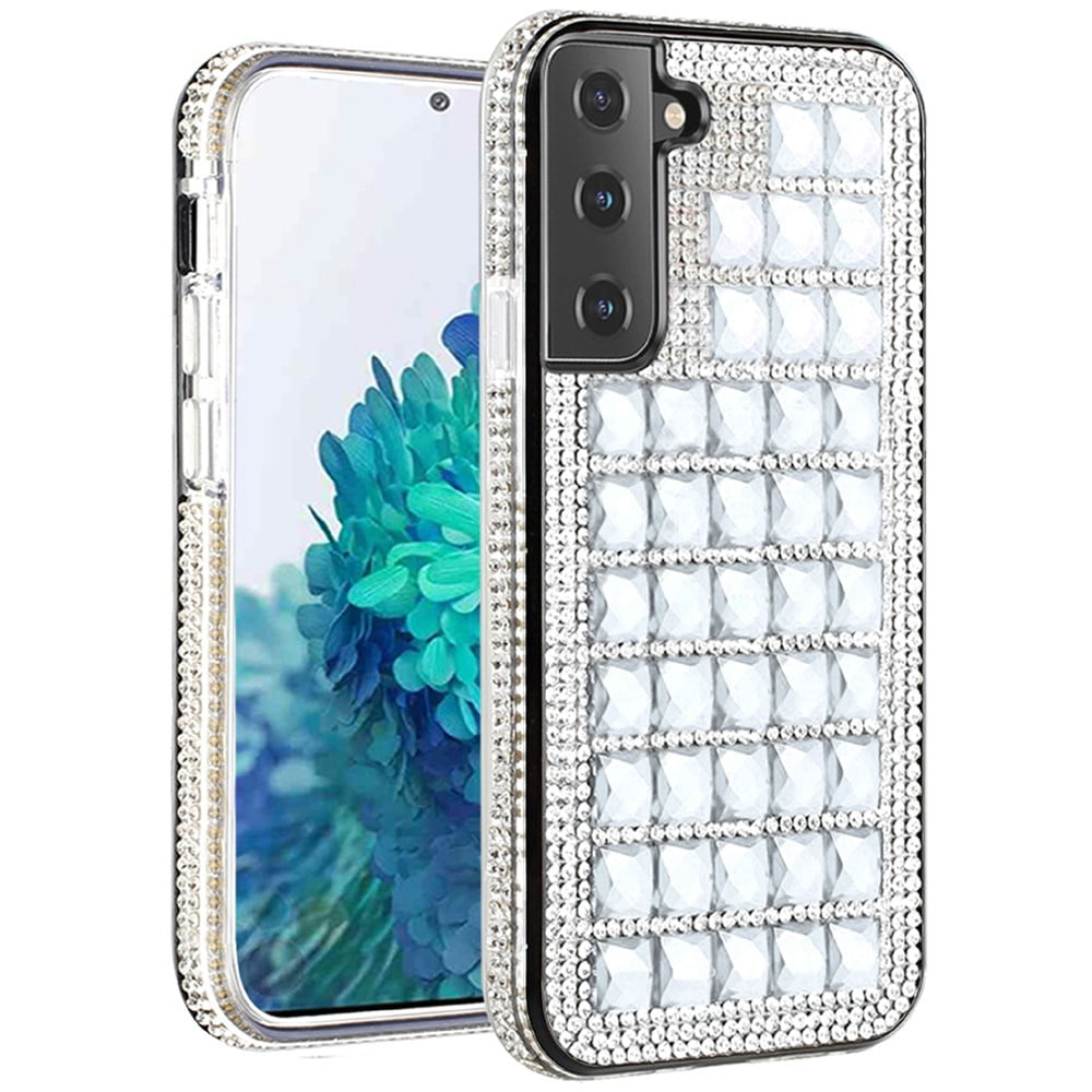 for Motorola Women Girly Diamonds Jewelled Bling Crystal Soft Phone Cover Case A 