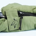 thumbnail image 7 of WHITEDUCK Slumbernest 0 Degree Sleeping Bag Adults Winter - Extreme Cold Weather Camping with Pillow Pocket | Flannel Lined 4 Season Heavy Duty | Backpacking Big and Tall | Compression Sack, 7 of 7