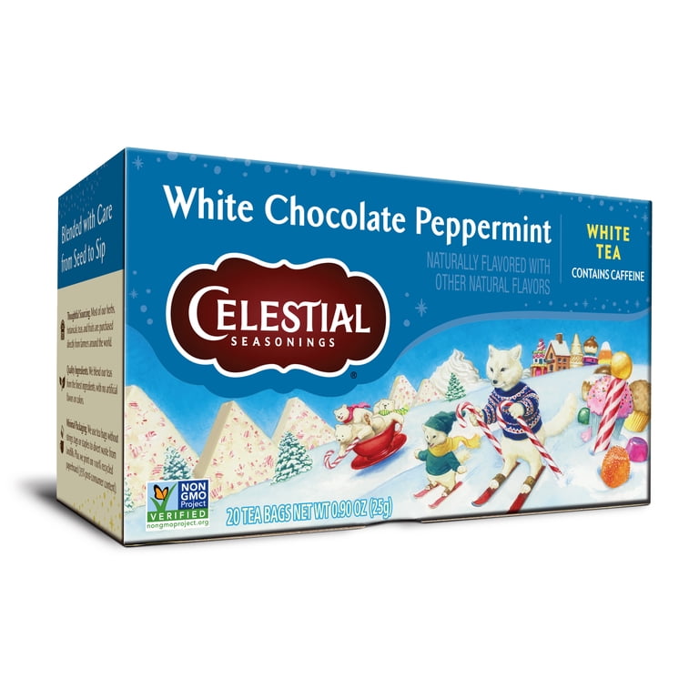 Celestial Seasonings White Chocolate Peppermint White Tea, 20 Bags, 6 Pack photo 7