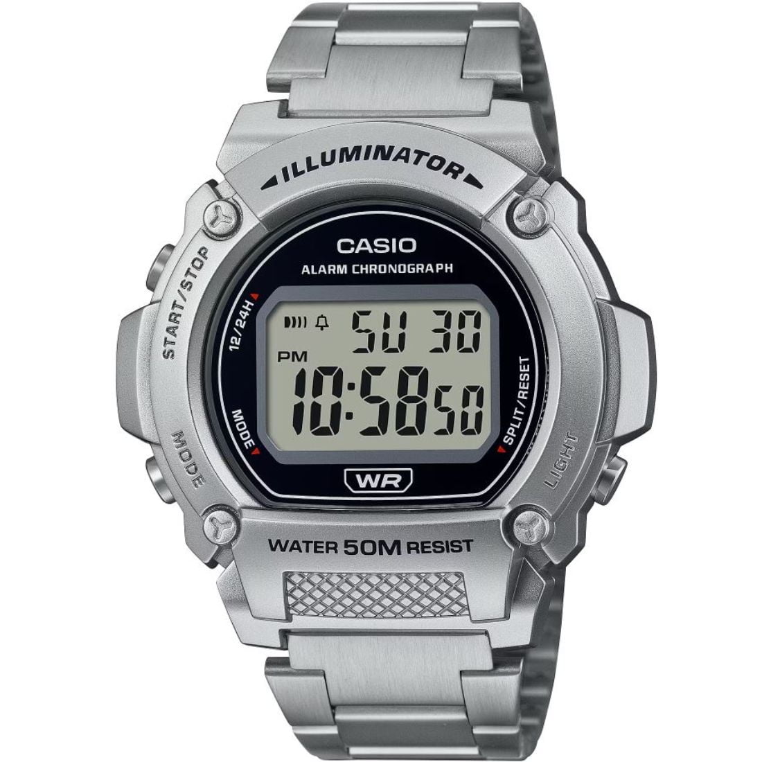 Casio Men's Classic Digital Quartz Resin/Stainless Steel Watch
