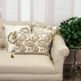 thumbnail image 2 of Parkland Collection Venus Transitional Beige Lumbar Throw Pillow, 2 of 7