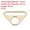 Light Gold, variant on Uxcell Triangle Buckle Adjuster D Ring, Metal Triangle Buckles with Bar Swivel Clip for Purse Bag Straps Loop Dog Tag Clip Silver White 1.5 Inch