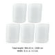 thumbnail image 2 of Rollo de cinta de malla de 5 rollos, rollo de hilo de bricolaje para decoración de coche de boda, color blanco, 2 of 6