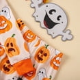 thumbnail image 5 of CAUYDY Toddler Girls Boys Halloween Pajamas Set Kids Pumpkin Print Sleepwear Pjs Long Sleeve 2pcs Soft Jammies,9-10 Y, 5 of 9