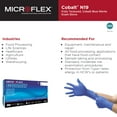 thumbnail image 4 of MICROFLEX Cobalt Disposable Nitrile Exam Glove Standard Cuff Length MEDIUM N192 100 per Box, 4 of 5