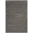 thumbnail image 2 of SAFAVIEH Charlotte Solid Plush Shag Area Rug, Grey, 8' x 10', 2 of 8