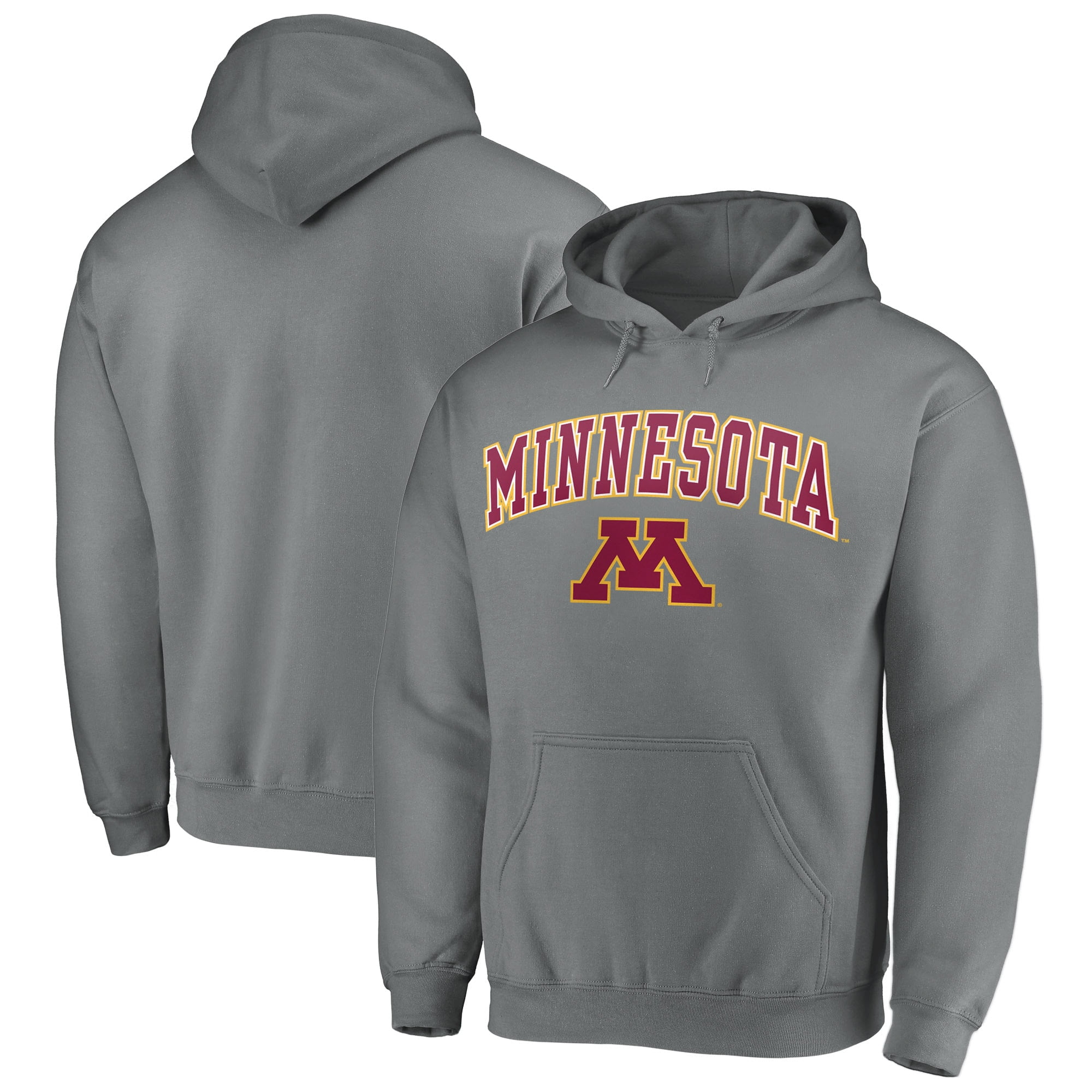 Fanatics - Fanatics Branded Minnesota Golden Gophers Campus Pullover Hoodie - Charcoal - Walmart