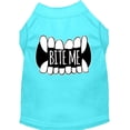 thumbnail image 2 of Mirage Pet Bite Me Screen Print Dog Shirt Yellow Lg, 2 of 9