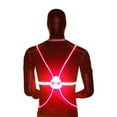 thumbnail image 1 of Outdoor 360 Reflective LED Flash Driving Vest High Visibility Night Running Cycling Riding Safety Bike Vest, 1 of 4