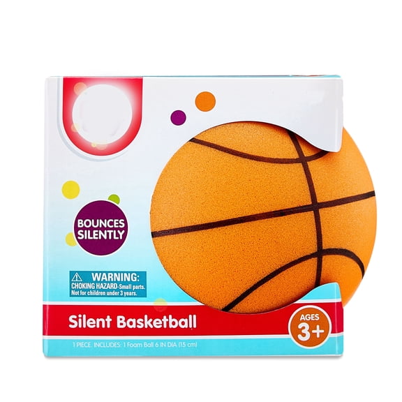 BESTSKY 6 Inch Silent Indoor Basketball for Kids Indoor silent basketball