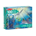 thumbnail image 6 of Melissa & Doug Under The Sea Jumbo Jigsaw Floor Puzzle (100 pieces, over 4 feet tall), 6 of 8