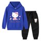 thumbnail image 2 of Hello Kitty-suéter con capucha y cuello alto para niños, pantalones de dos piezas con dibujos animados para niño, traje deportivo informal de manga larga de algodón puro, 2 of 5