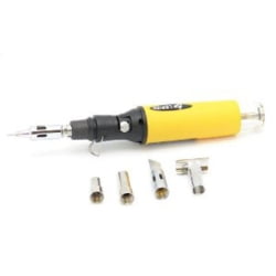 - 4-IN-1 BUTANE POWERED SOLDERING IRON KIT