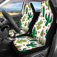 thumbnail image 3 of Pzuqiu Car Seat Covers Easy to Install, Compatible with Auto Seats SUV Seats, Car Seat Covers Full Set Fit for Trucks Sedans Anti-Slip, Cactus, 3 of 10