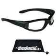thumbnail image 2 of Bikershades Motorcycle Transitional Sunglass Day Night Riding Photochromic Black Clear, 2 of 6