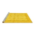 thumbnail image 2 of Ahgly Company Machine Washable Indoor Rectangle Oriental Yellow Traditional Area Rugs, 5' x 8', 2 of 4
