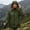 Army Green, variant on CBASIHI Womens Waterproof Windproof Rain Jackets with Pockets- Packable Lightweight Hooded Long Sleeve Casual Hiking Outdoor Jacket Red Size S-2XL