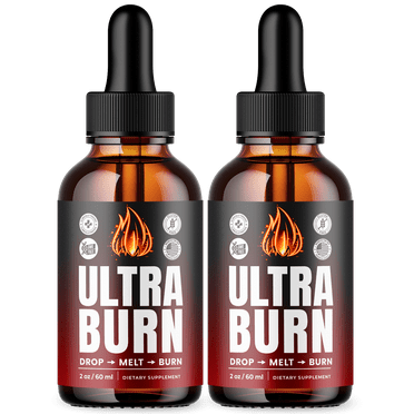 Ultra Burn Advanced Formula Drops Maximum Strength UltraBurn Liquid Supplement 60 Servings