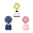 thumbnail image 3 of Yuarrent Ventilador de niebla Ajustable Portátil Humidificador de 200 ML Hidratante Sin escobillas Refrigeración interior Trabajo para dormir Difusor Electrodomésticos Azul Yuarrent HA064815-02B, 3 of 6