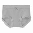 thumbnail image 3 of Sakmal High Waisted Panties for Women Briefs Cotton Panties Comfort Gray Underwear for Ladies M, 3 of 4