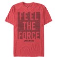 thumbnail image 4 of Men's Star Wars Feel Force  Graphic Tee Red Heather Large, 4 of 4
