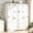 63in White, variant on JassmiPkwy 70" Tall 3 Door Farmhouse Armoire Wardrobe Closet Cabinet with 3 Drawers, Hanging Rod, Adjustable Shelves, White
