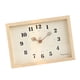 thumbnail image 3 of Reloj decorativo de pared para dormitorio, reloj silencioso, arte decorativo, único, sencillo, de madera para Color de la madera, 3 of 9